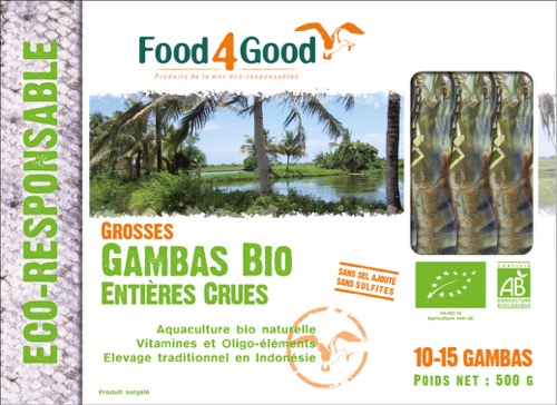Food4Good Gambas bio 500g